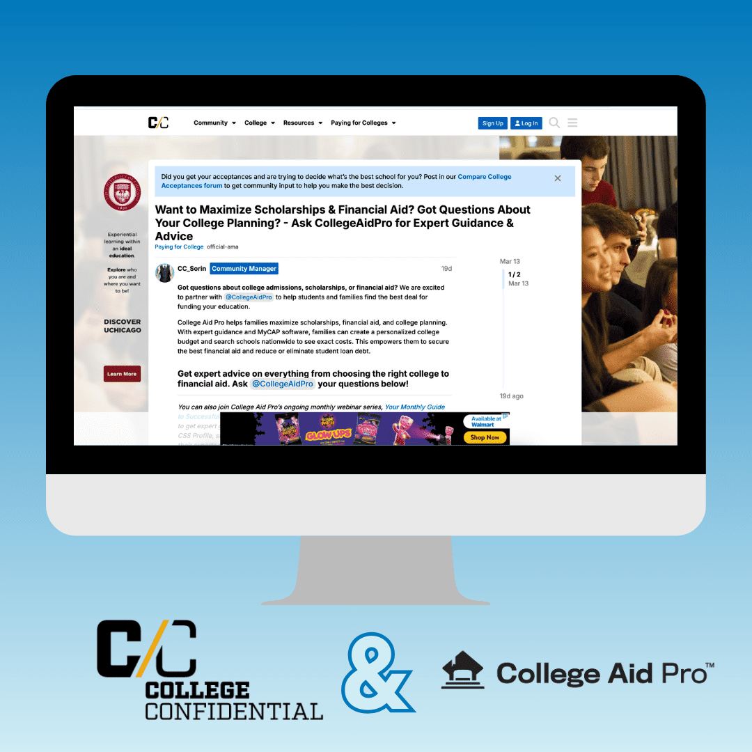 Paying for College, AMA Thread